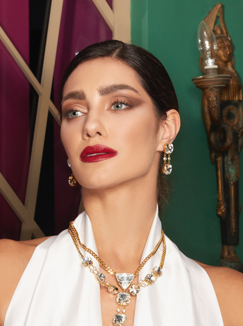 Antique Drop Earring Graphite