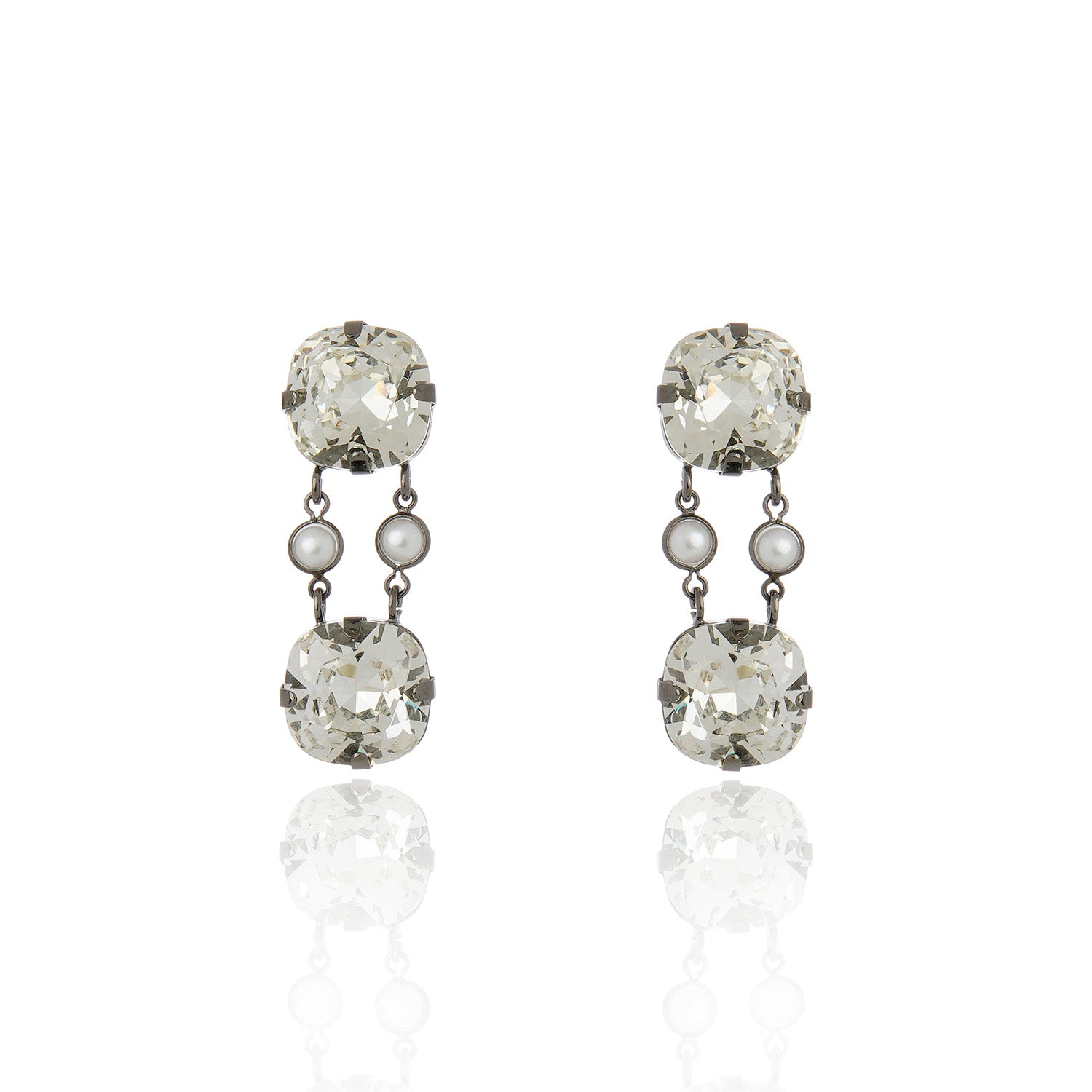 Antique Drop Earring Graphite