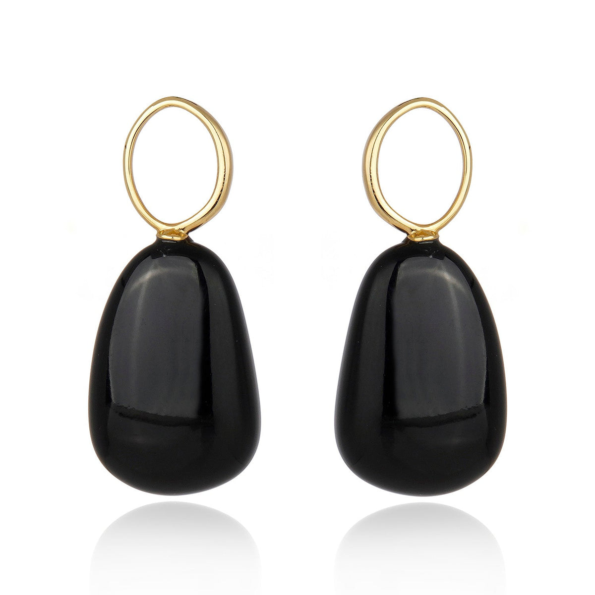 Concept Resin Earring - Black