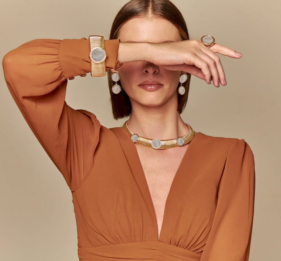 Chloe Coin Bracelet - Gold